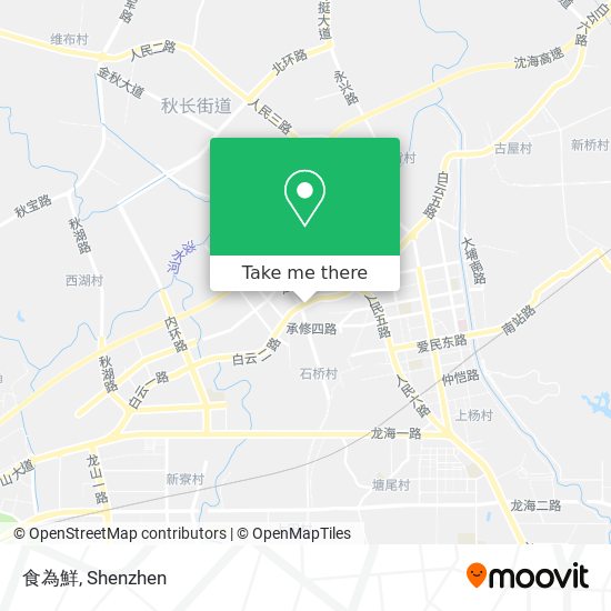 食為鮮 map
