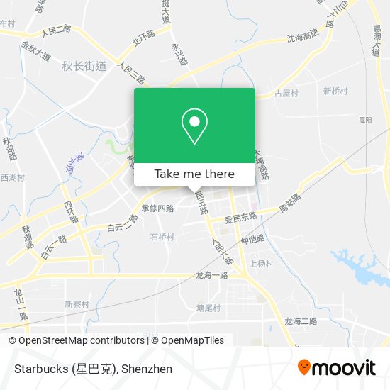 Starbucks (星巴克) map
