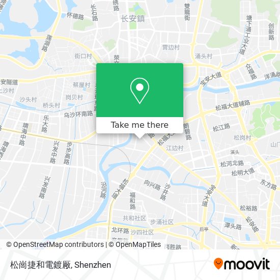 松崗捷和電鍍厰 map