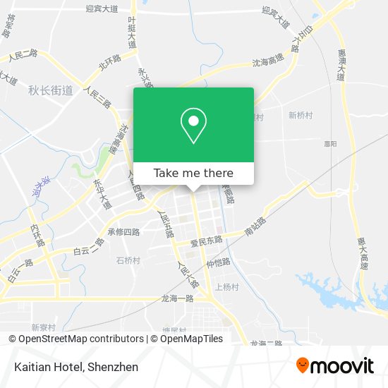 Kaitian Hotel map