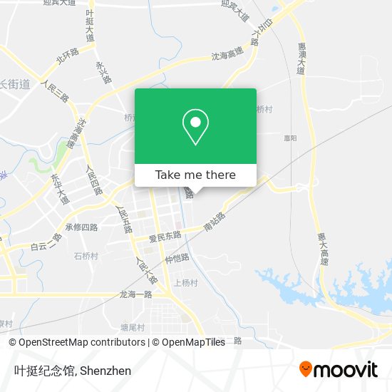 叶挺纪念馆 map