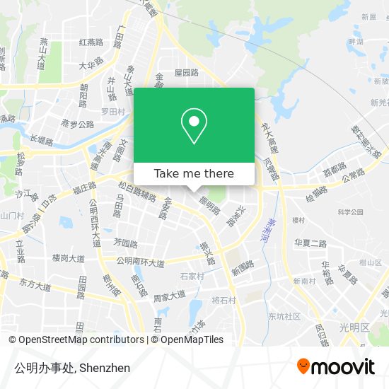 公明办事处 map