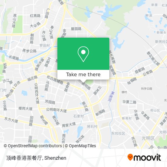顶峰香港茶餐厅 map