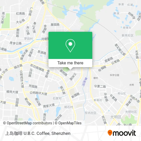 上岛咖啡 U.B.C. Coffee map