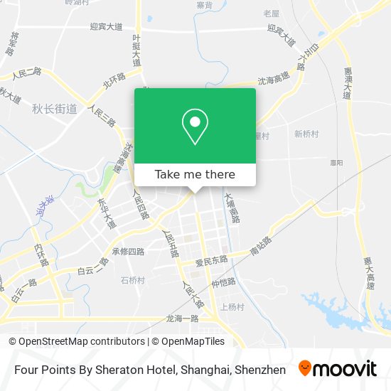 Four Points By Sheraton Hotel, Shanghai map