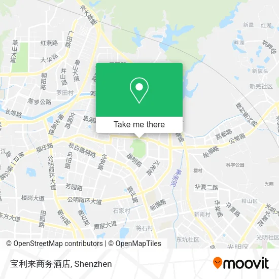 宝利来商务酒店 map