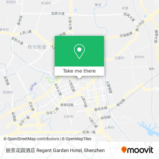 丽景花园酒店 Regent Garden Hotel map