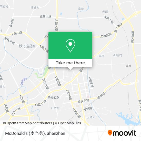 McDonald's (麦当劳) map