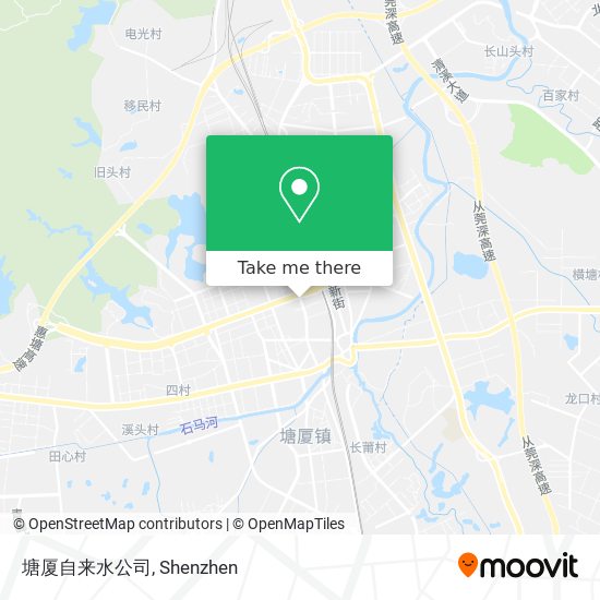 塘厦自来水公司 map
