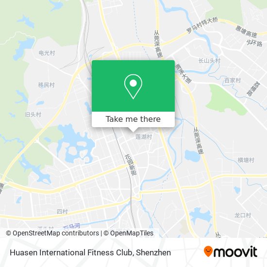Huasen International Fitness Club map