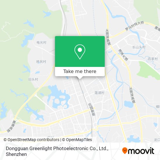 Dongguan Greenlight Photoelectronic Co., Ltd. map