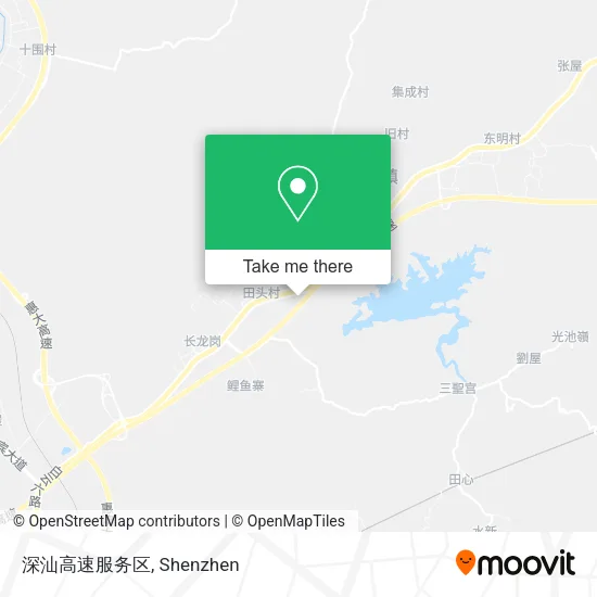 深汕高速服务区 map