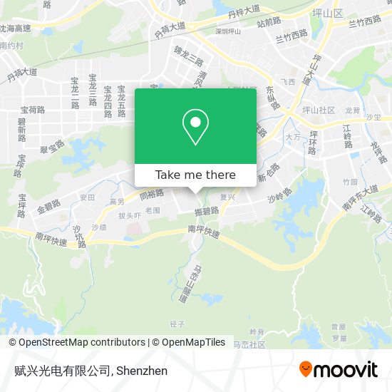 赋兴光电有限公司 map