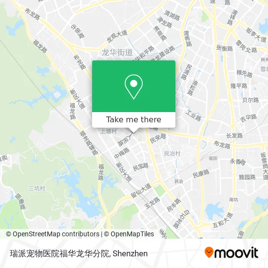 瑞派宠物医院福华龙华分院 map