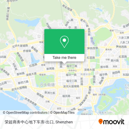 荣超商务中心地下车库-出口 map