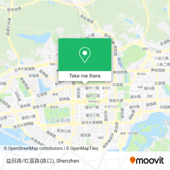 益田路/红荔路(路口) map