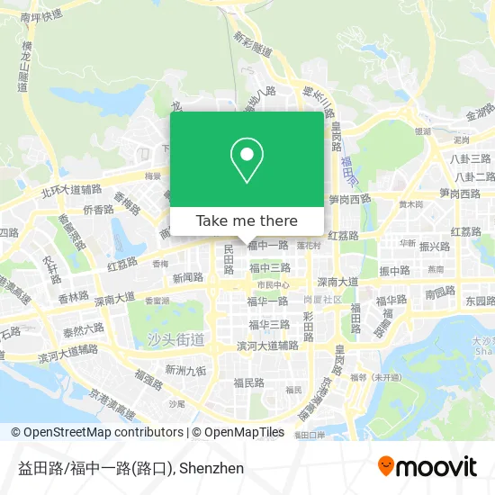 益田路/福中一路(路口) map