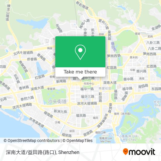深南大道/益田路(路口) map