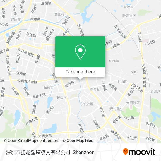 深圳市捷越塑胶模具有限公司 map