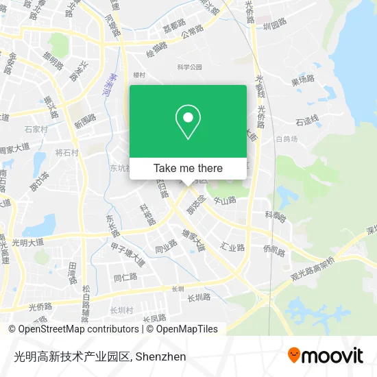 光明高新技术产业园区 map