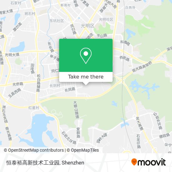 恒泰裕高新技术工业园 map