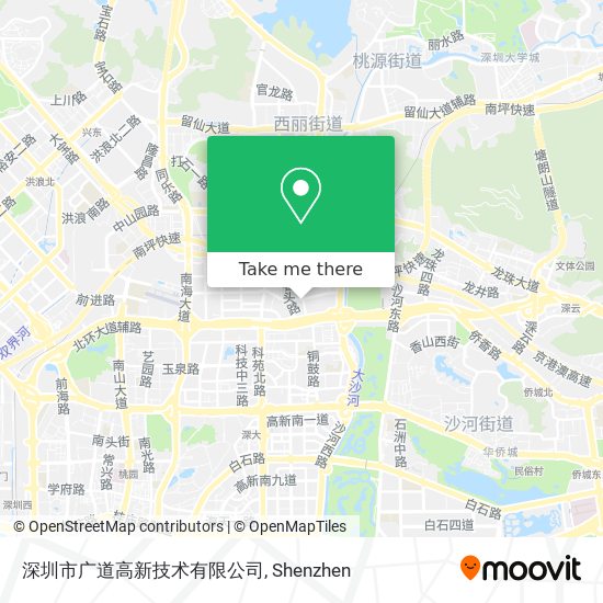 深圳市广道高新技术有限公司 map