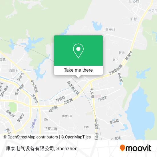 康泰电气设备有限公司 map