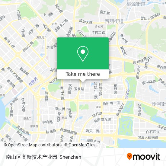 南山区高新技术产业园 map