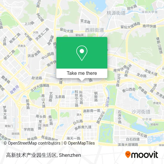 高新技术产业园生活区 map