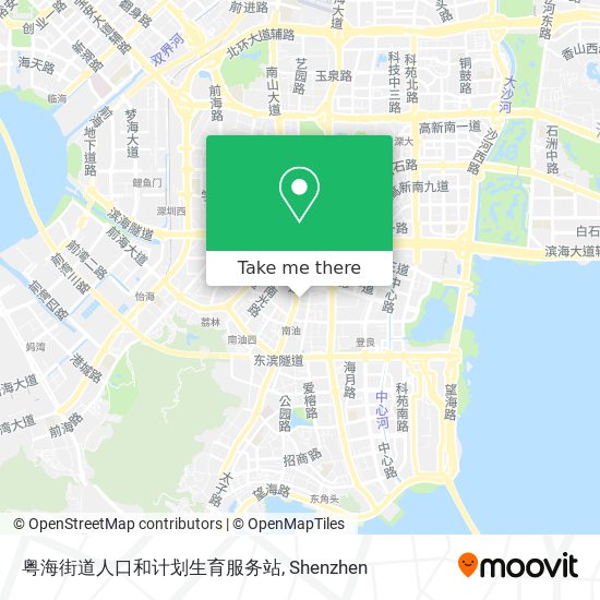 粤海街道人口和计划生育服务站 map