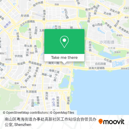 南山区粤海街道办事处高新社区工作站综合协管员办公室 map
