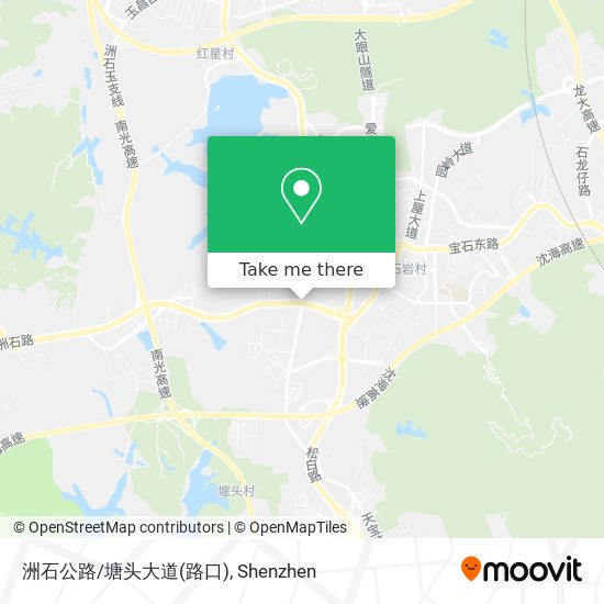 洲石公路/塘头大道(路口) map