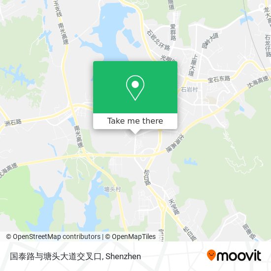 国泰路与塘头大道交叉口 map