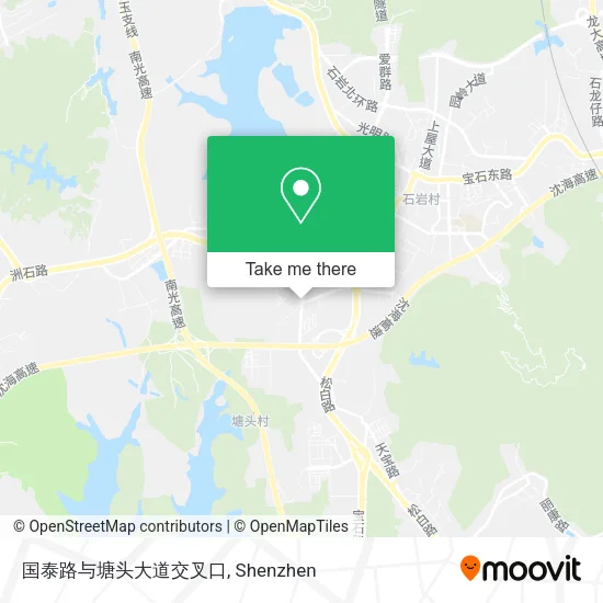 国泰路与塘头大道交叉口 map