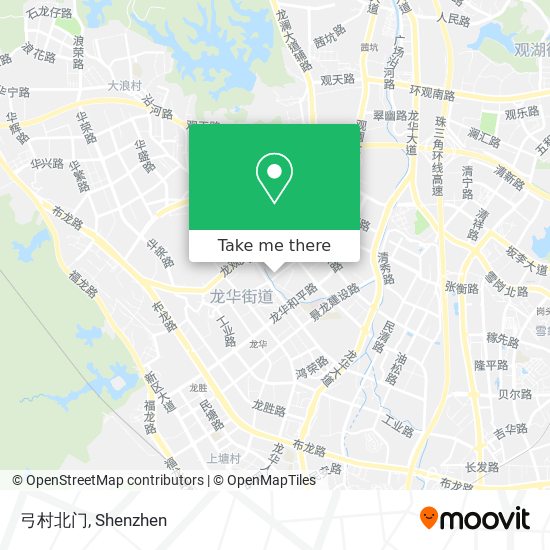 弓村北门 map