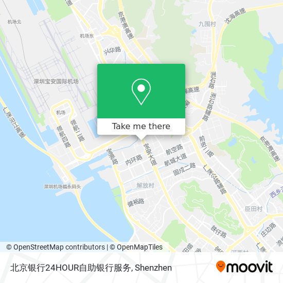北京银行24HOUR自助银行服务 map