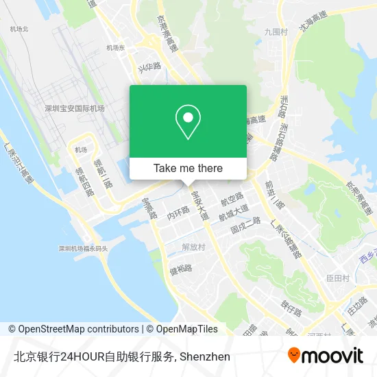 北京银行24HOUR自助银行服务 map