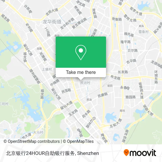 北京银行24HOUR自助银行服务 map