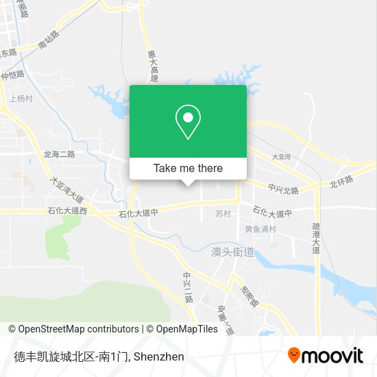 德丰凯旋城北区-南1门 map