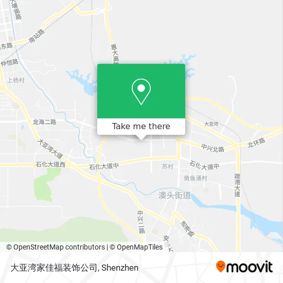 大亚湾家佳福装饰公司 map