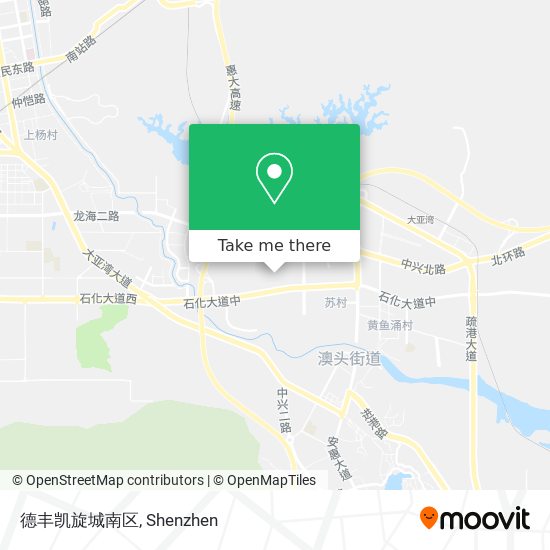 德丰凯旋城南区 map