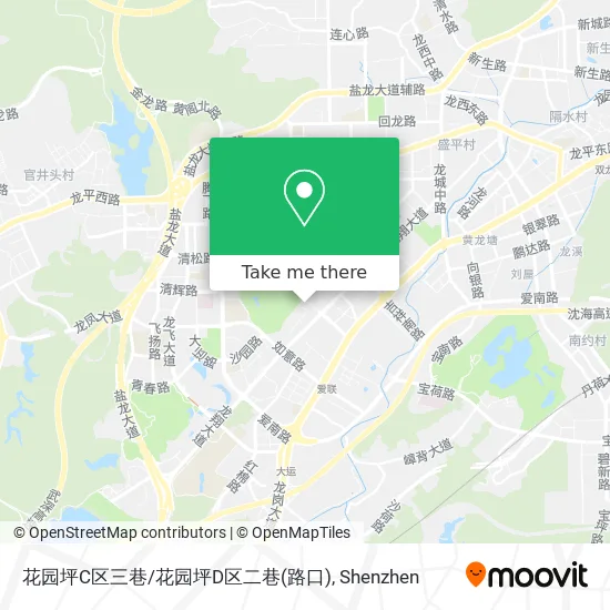 花园坪C区三巷/花园坪D区二巷(路口) map