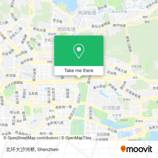 北环大沙河桥 map