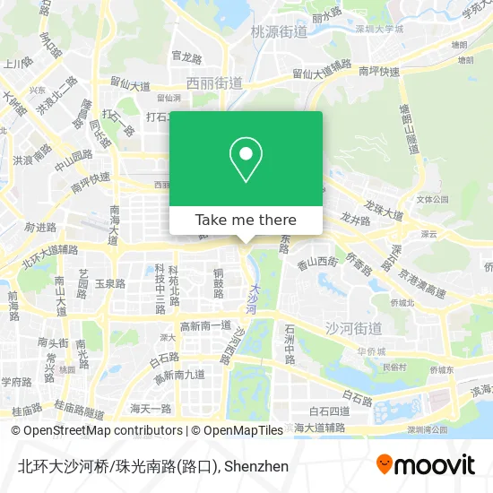 北环大沙河桥/珠光南路(路口) map