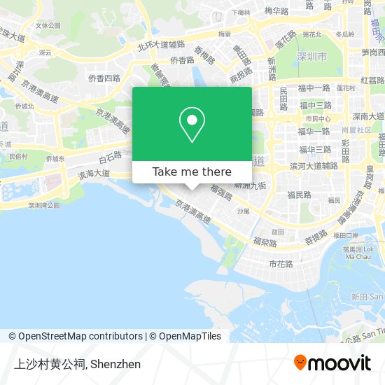 上沙村黄公祠 map