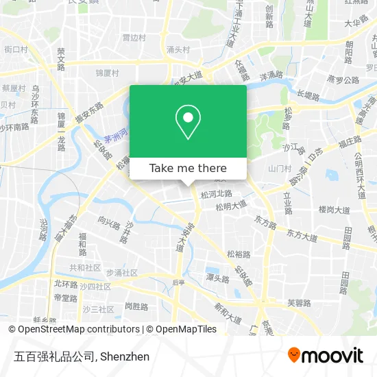 五百强礼品公司 map