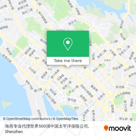 海燕专业代理世界500强中国太平洋保险公司 map