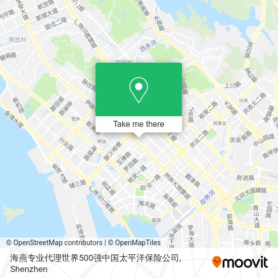 海燕专业代理世界500强中国太平洋保险公司 map