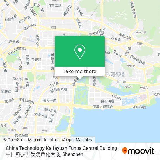 China Technology Kaifayuan Fuhua Central Building 中国科技开发院孵化大楼 map