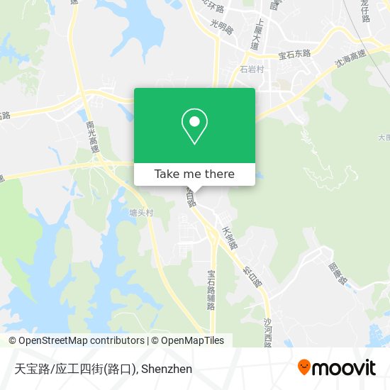 天宝路/应工四街(路口) map